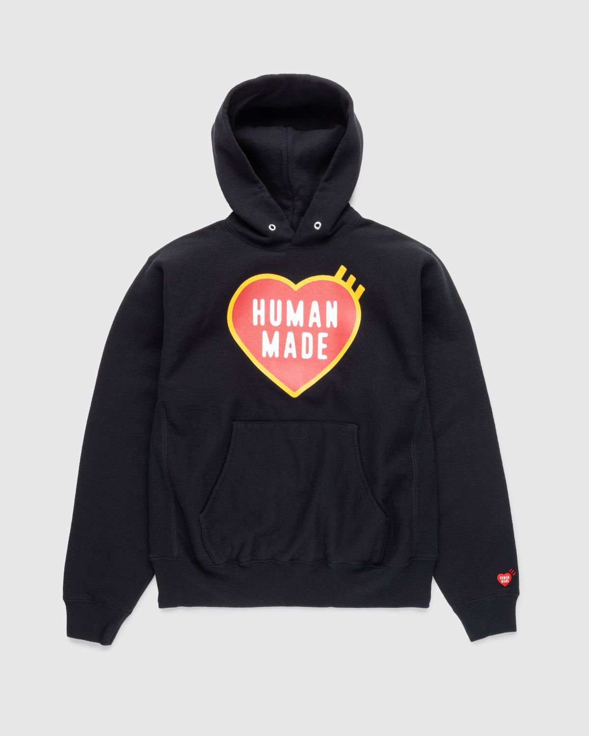 Human Made – Heart Logo Hoodie Black | Highsnobiety Shop